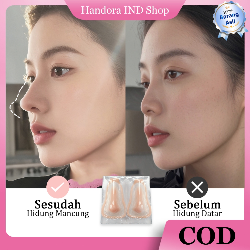 Cosplay Alat Pemancung Hidung Palsu Silikon Tempel Nose Up 3D Anime SFX Makeup Hidung Mancung WTHB