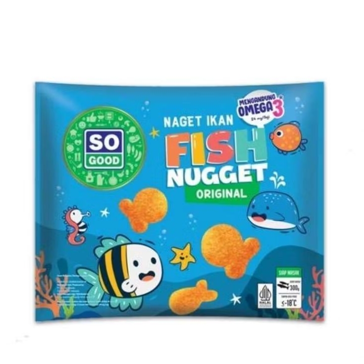 So Good Sogood Fish Nugget 300gr Nugget Ikan
