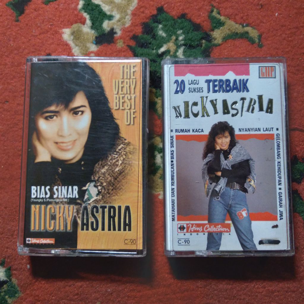 kaset pita nicky astria 20 lagu terbaik dan the very best of (sepaket)
