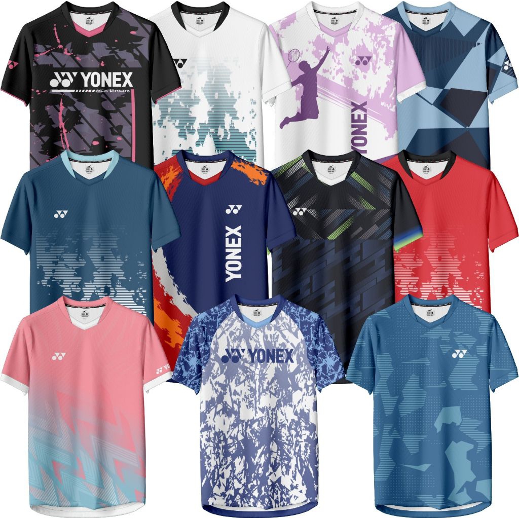 Jersey Badminton Full Printing Dry Fit S-XXL