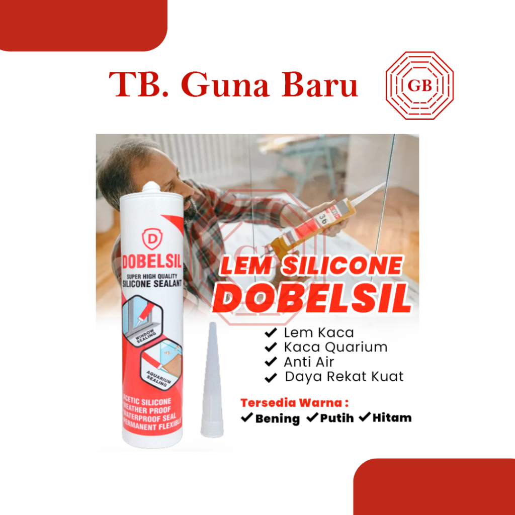 Sealant Kaca | Lem Kaca | Silicone Sealant Botol