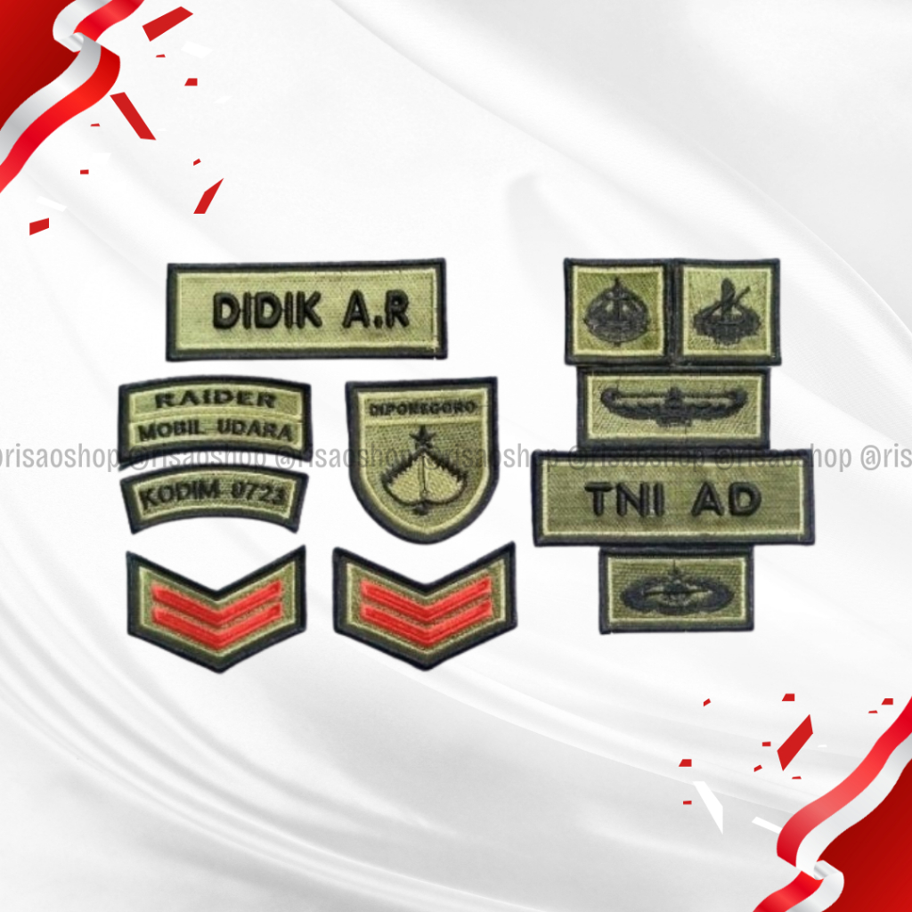RISAOSHOP - Atribut PDL TNI AD Terbaru