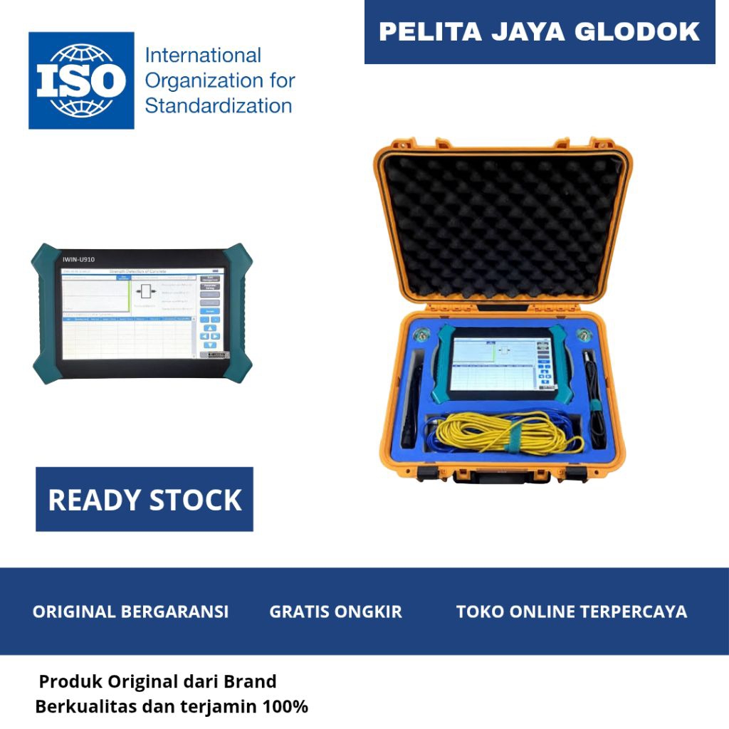 Tester IWIN U910 Ultrasonic Pulse Velocity UPV Tester IWIN-U910