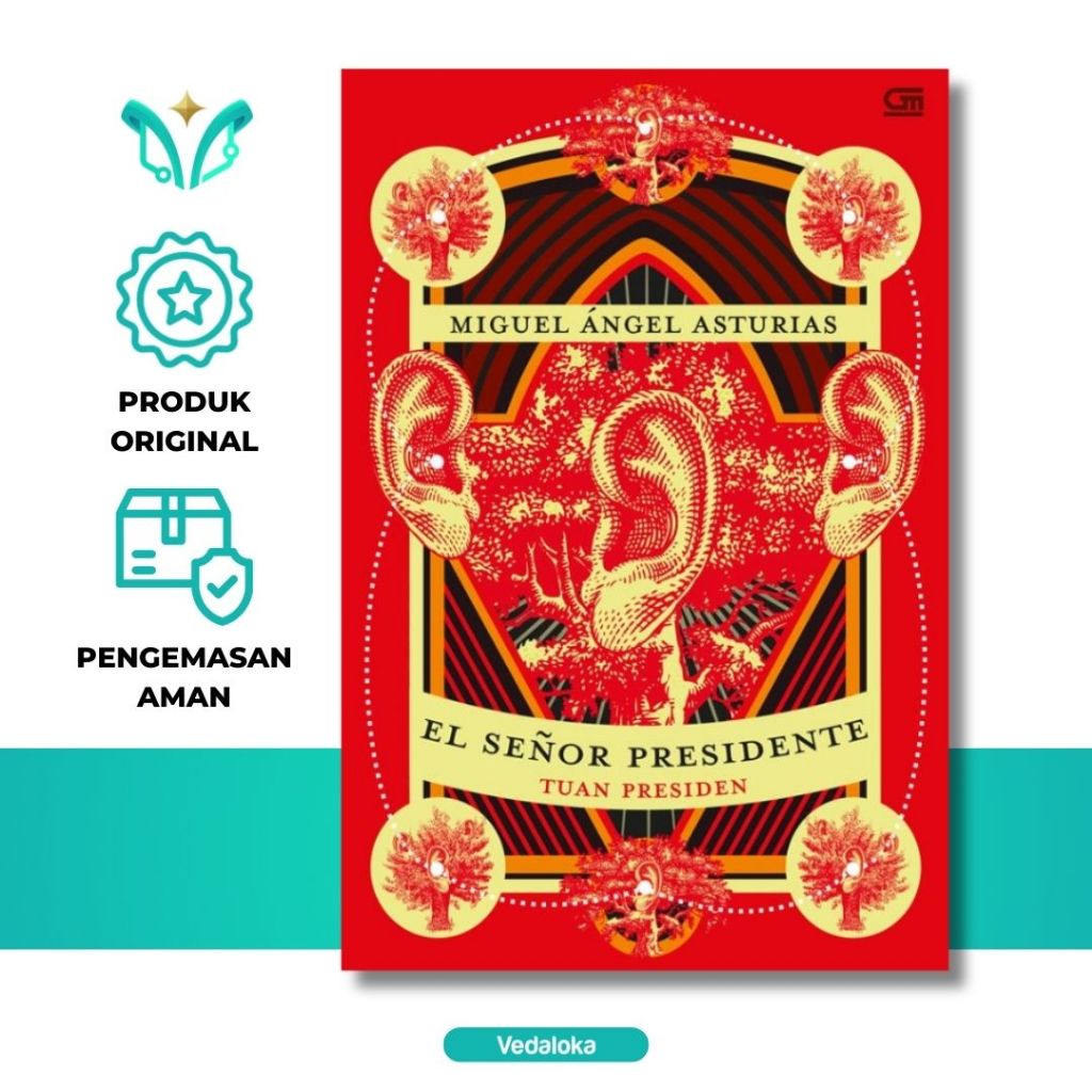 Novel El Senor Presidente: Tuan Presiden (Miguel Angel Asturias) - Original Segel Resmi - Sastra Kla