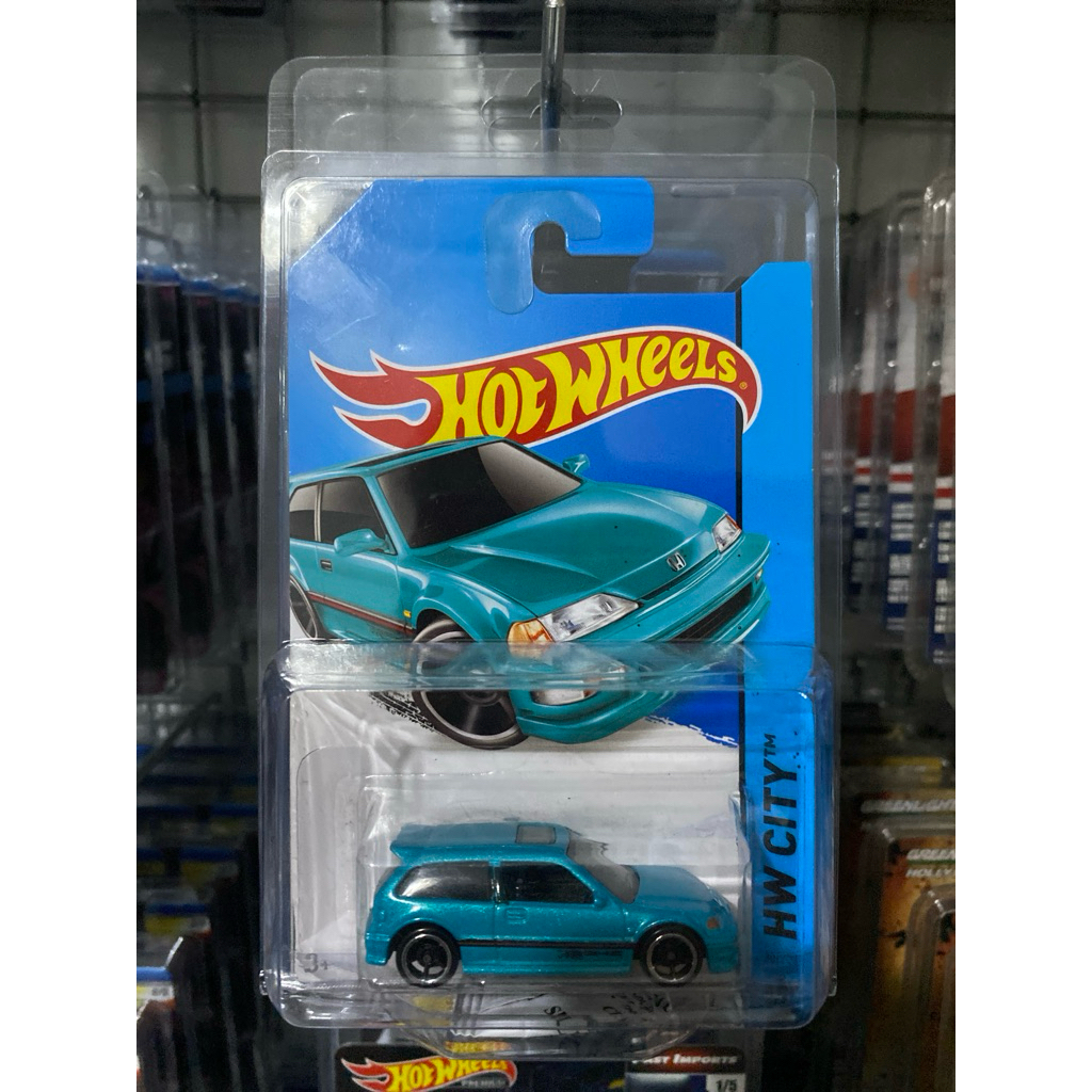 Hotwheels Honda Civic Ef Hijau Tosca