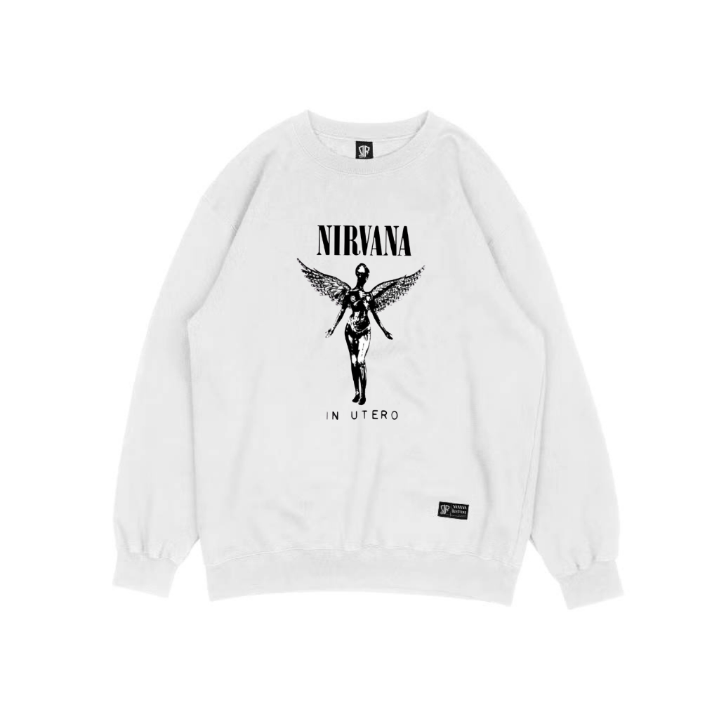 Baju switer/Crewneck pria lengan panjang model korea terbaru - baju kaos sablon cowok keren kekinian