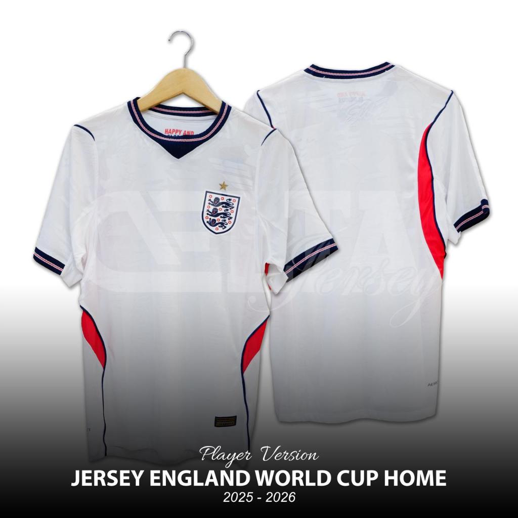 JERSEY BOLA INGGRIS HOME WORLD CUP 2025 - 2026 (PI) GRADE A+ TERBARU