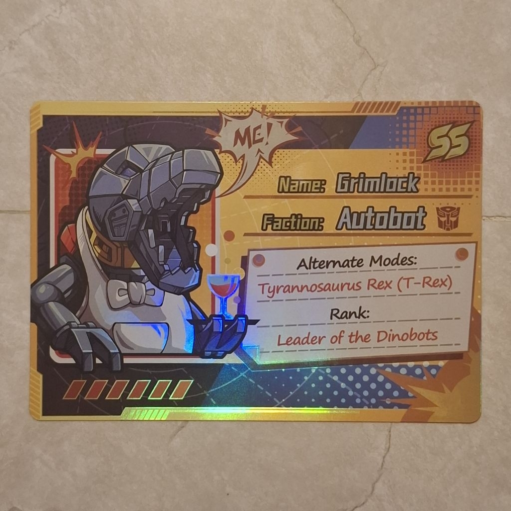 BLOKEES Defender Version Vol 4 Special Collector Card, post Card, Character card Super secret Grimlo