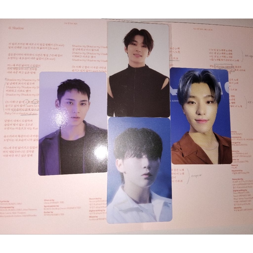 PC Seventeen Wonwoo Mingyu TC Follow Again, Dino Dicon & Seungkwan Sector 17