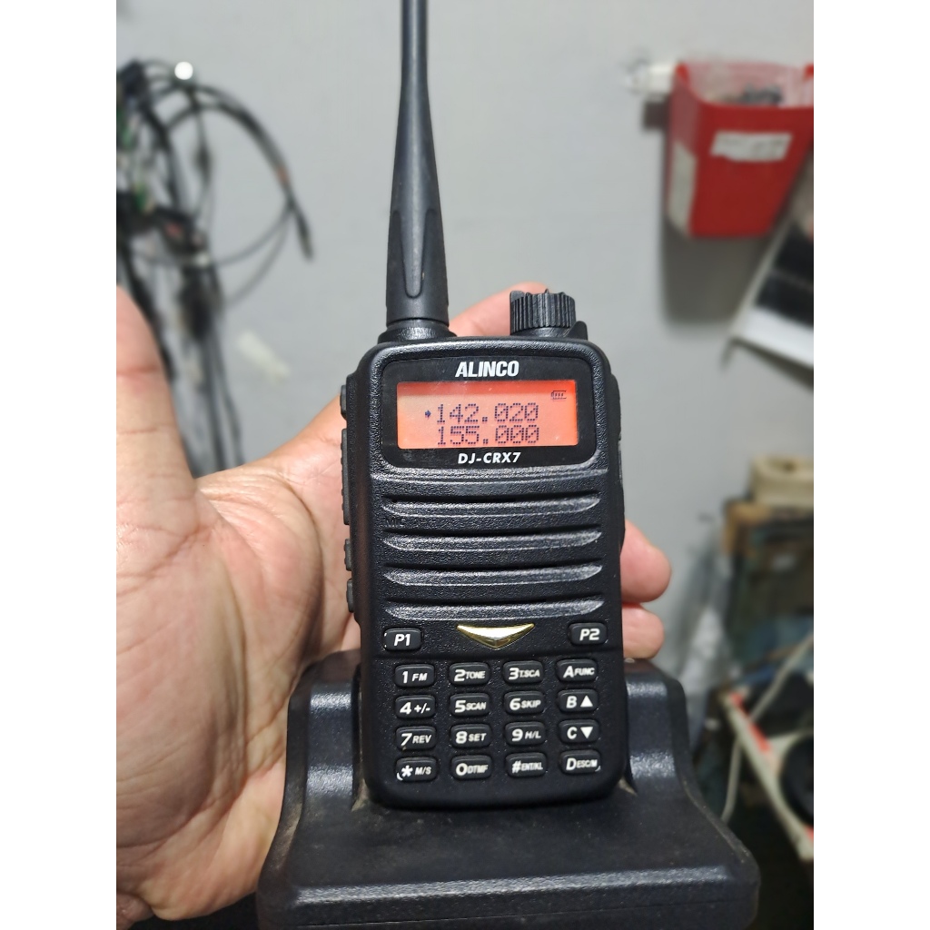HT ALINCO CRX6 MADE IN JAPAN ALINCO DJ-CRX 6 DUAL BAND UHF LOW BAND 350MHZ DAN VHF SECOND NORMAL DAN