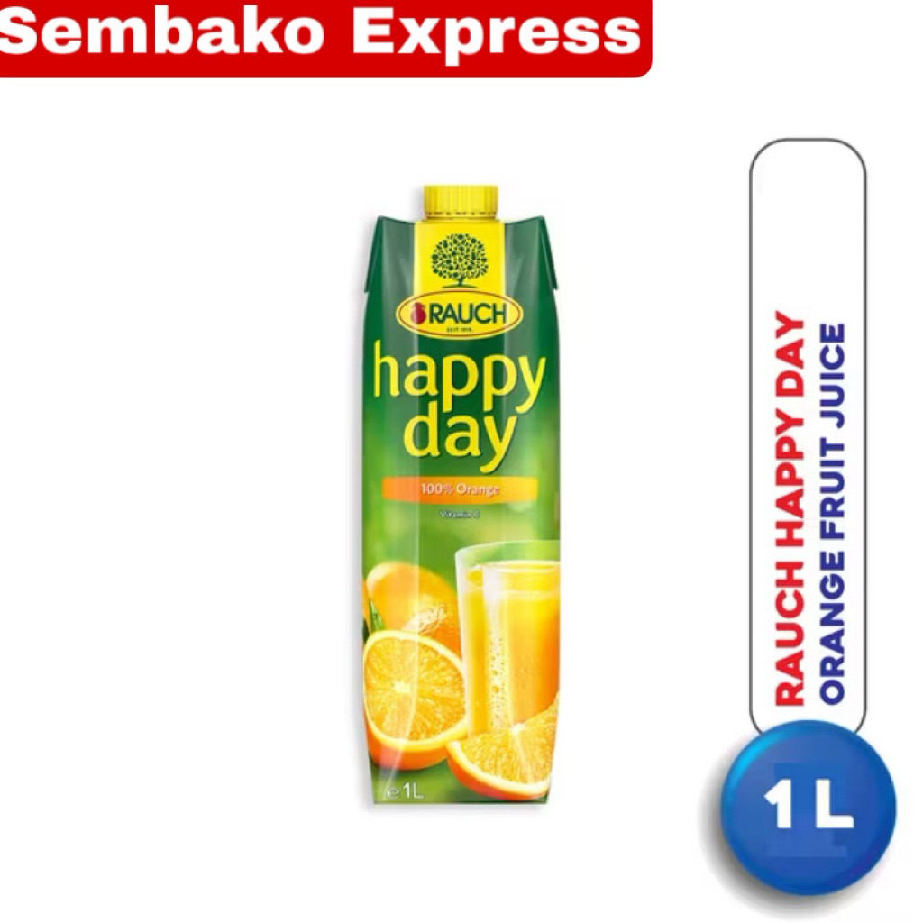 Rauch Happy Day Orange Juice 1L - Jus Jeruk Import 100% Original