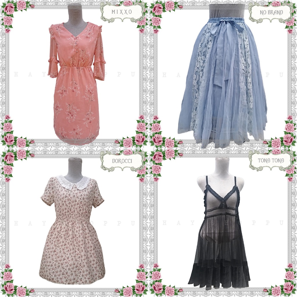 READY 223_DRESS KAWAII MINI CANTIK A. R. W / ARROW / TITTY & CO