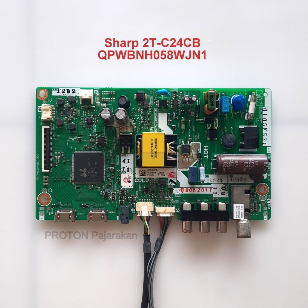 Mainboard LED TV Sharp Lifestyle IIOTO 2T-C24CB 2T-C24CB3I-BK 2T C24CB C24CB3I BK 2T-C24CB31 C24CB31