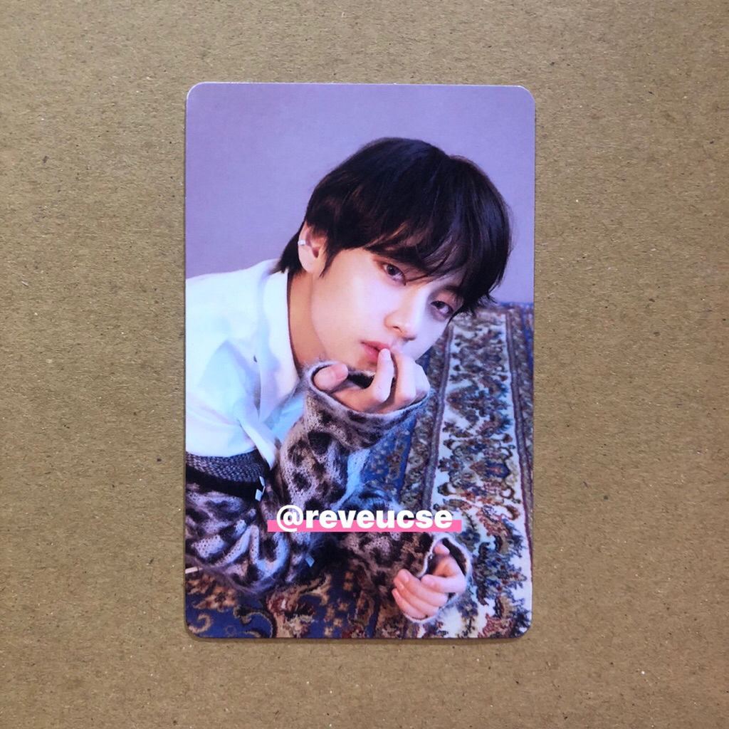 photocard taehyung v official tear o lys love yourself bts maung