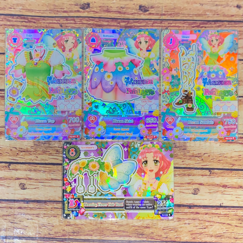 Aikatsu Sakura Kitaoji Premium Aurora Fantasy Bloom Set with Acc