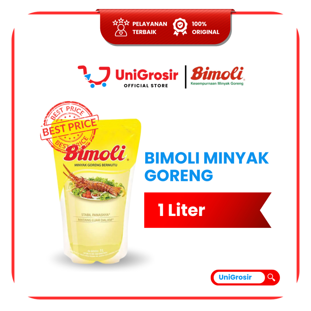 [UniGrosir] BIMOLI MINYAK GORENG REFILL POUCH ~ 1 Liter