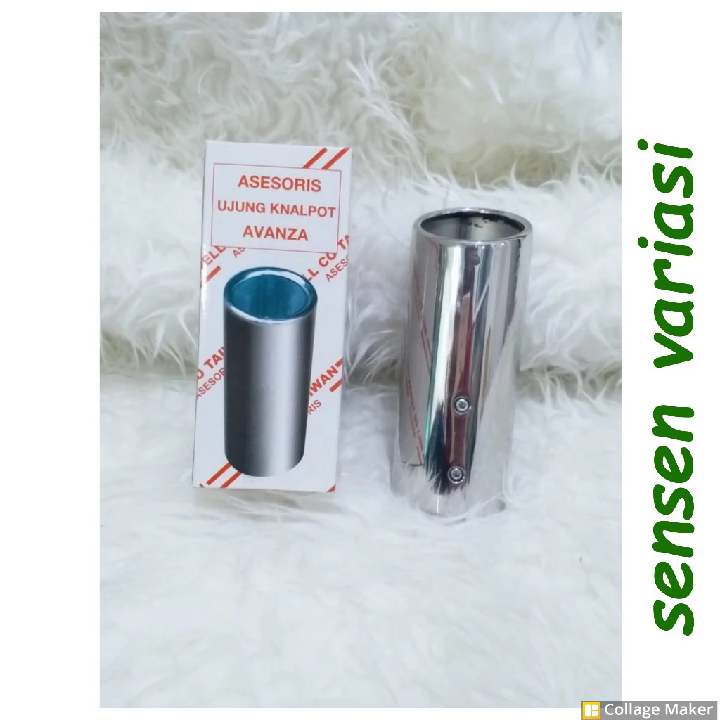 muffler miring / buntut knalpot mobil