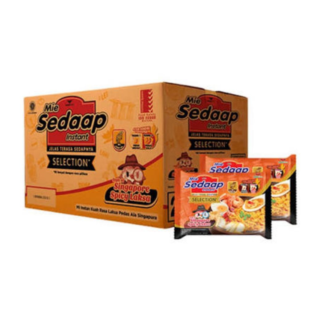 Mie Sedaap Spicy Laksa 1 Dus | Pedas Gurih
