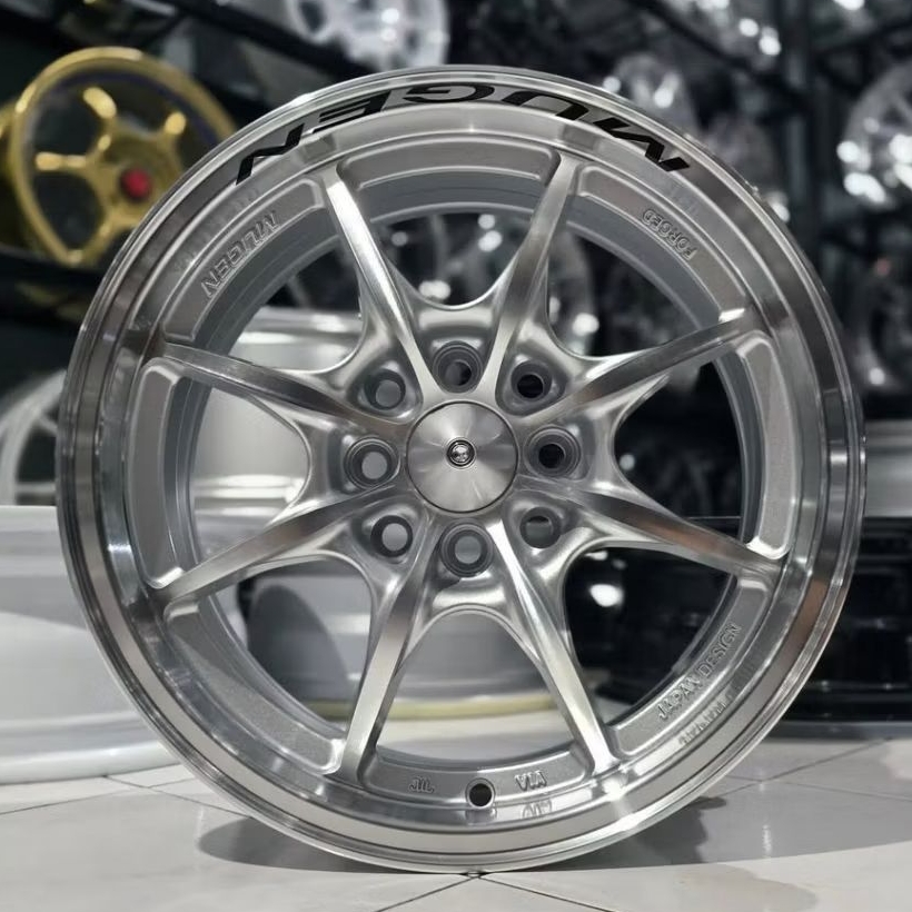 velg ring 15 mugen lebar 6,5 pcd 4x100 - 4x114,3 velg racing r15 avanza Xenia velg mobil ring 15 vel