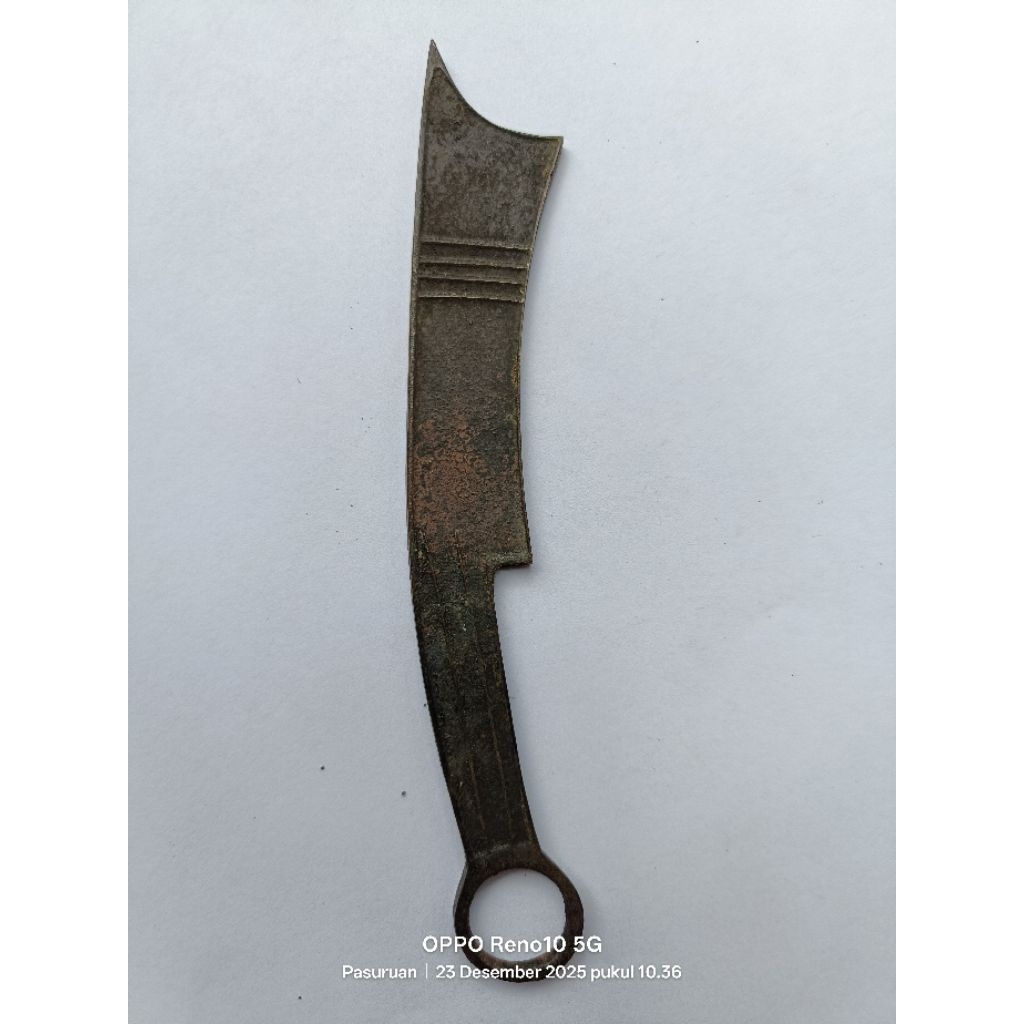 koin pedang temuan era Qing dinasty P01