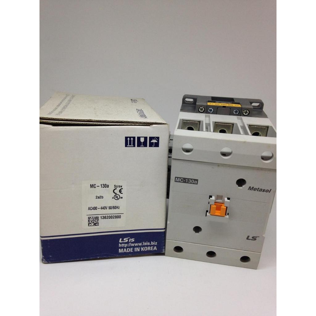 Kontaktor 3P 130A / 400-440VAC / 60KW / Type MC-130a Merk LS