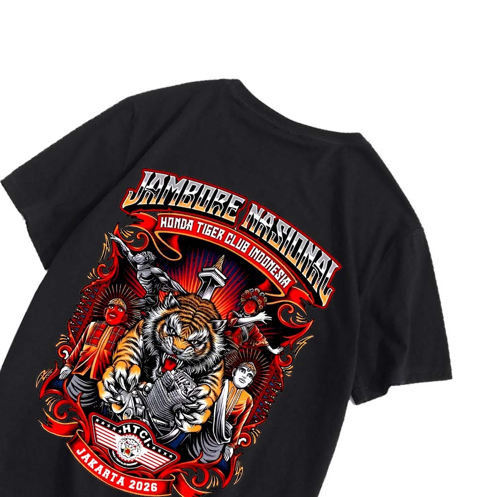 KAOS JAMNAS HONDA TIGER CLUB INDONESIA || JAMNAS HTCI Jakarta 2025