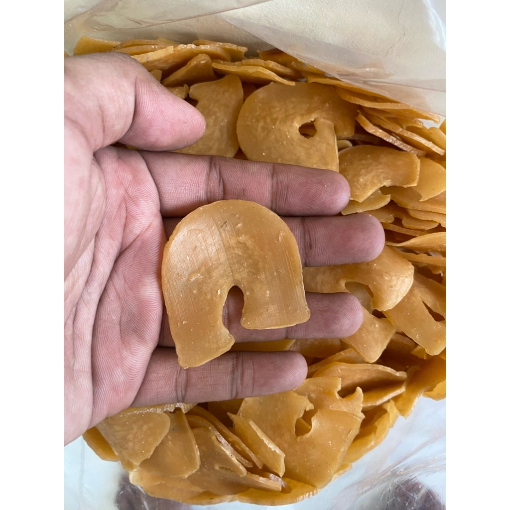 Patahan kerupuk udang mentah kemasan 1 kg