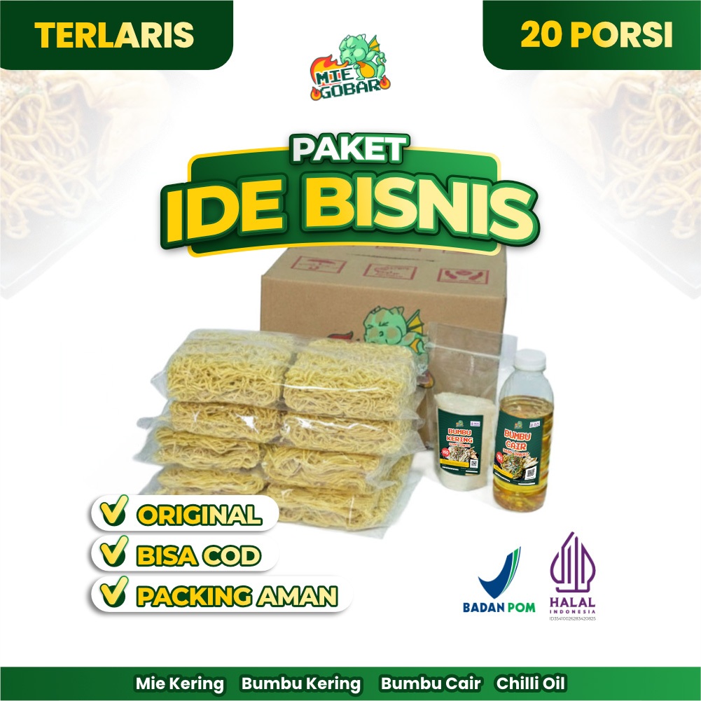 PAKET GROSIR EKONOMIS | IDE BISNIS | 20 porsi | Modal Kecil Paket Peluang Usaha Makanan Kekinian