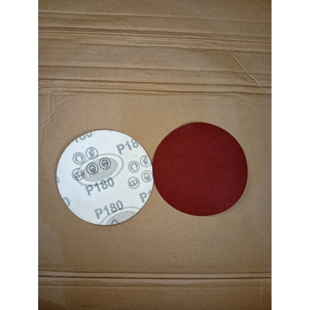 2pcs AMPLAS BULAT VELCRO 4 INCH 180GRIT