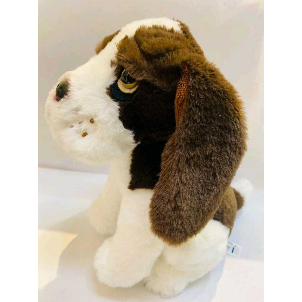 seulgi boneka animal hewan dog lucu gemas boneka doggy  Basset Hound lying dan sitt dengan kuping pa