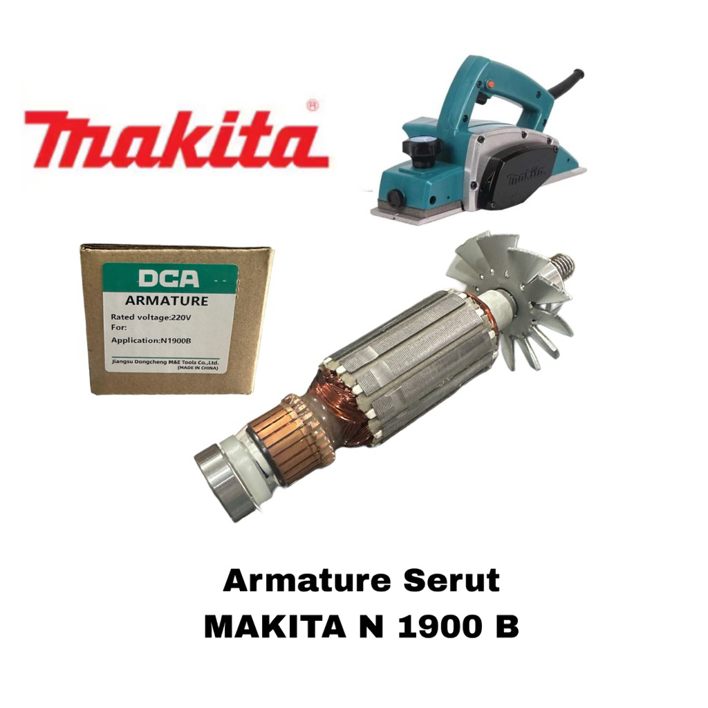 DCA ORIGINAL Armature planer N1900 armatur angker rotor mesin ketam n 1900 b amb 82serut sugu makita