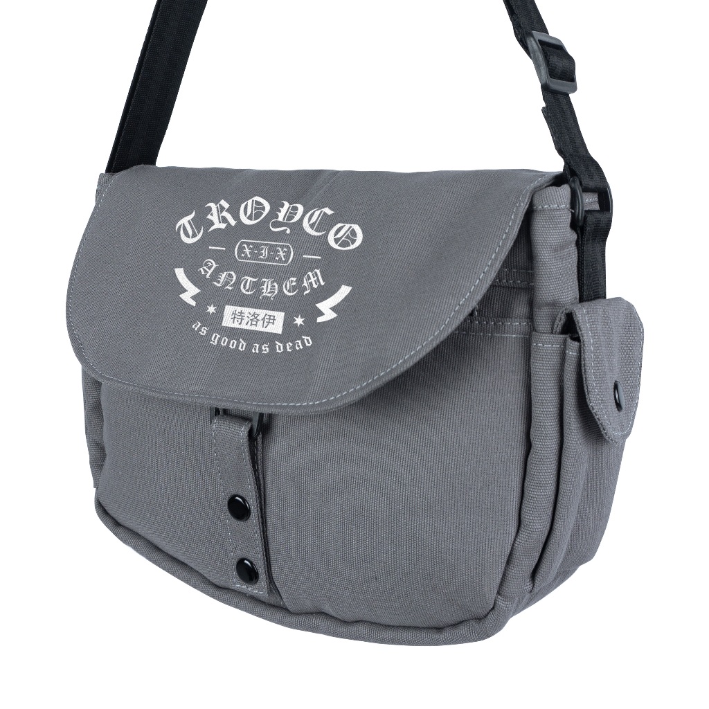 Troy Company Sling Bag Messenger Bag Anthem - Tas Selempang Grey SBD 3499