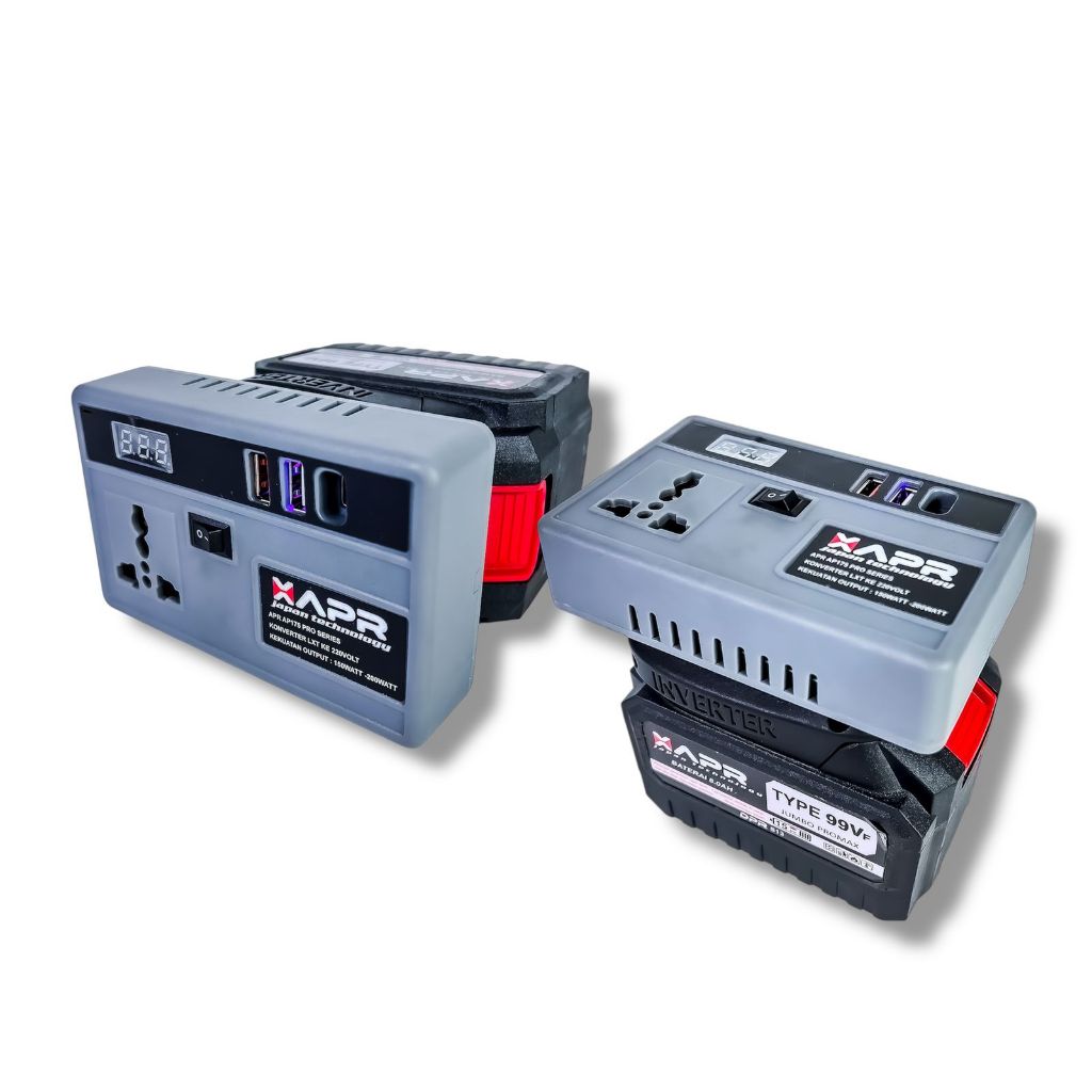 AP175PRO Inverter genset baterai LXT ke listrik 220volt XAPR pengubah baterai jadi listrik