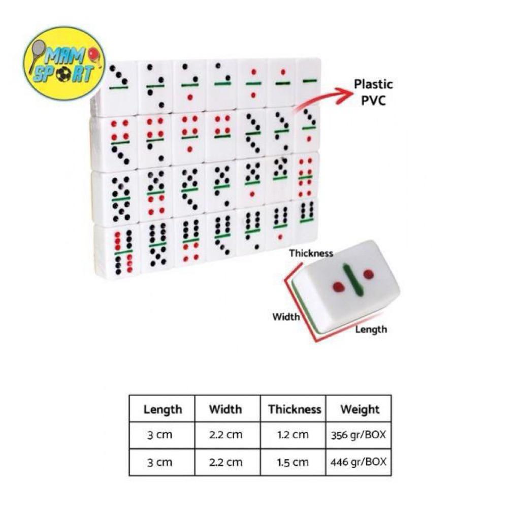 Domino Batu ROX DM-5213 Tanpa Box Original