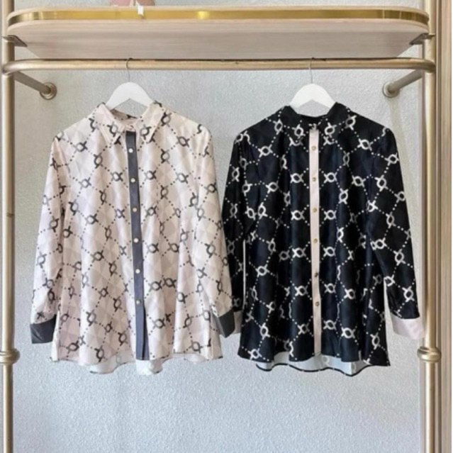 wearing klamby calya shirt