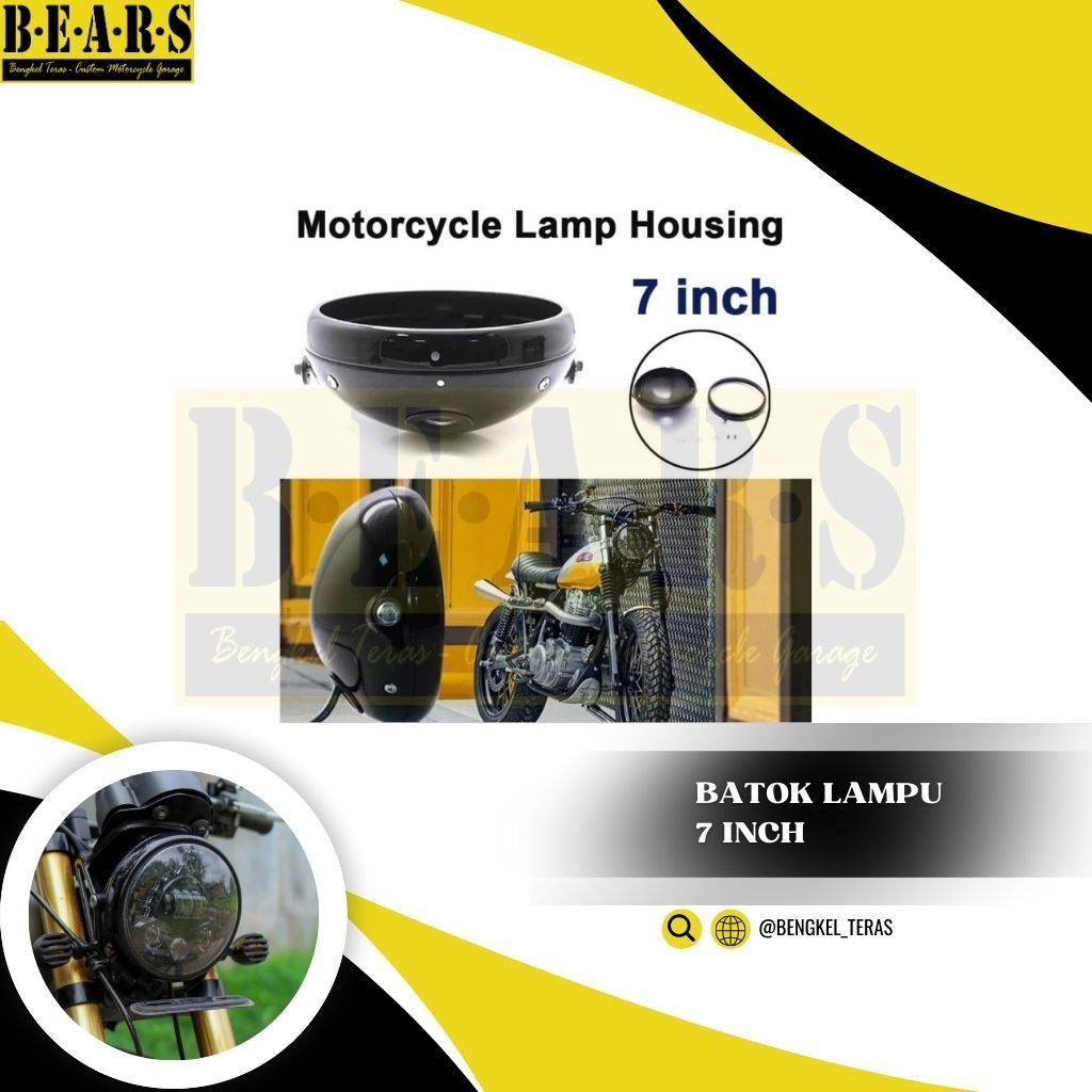 Batok Lampu 7 inch