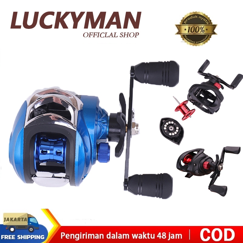 Reel Pancing Spinning Reel Katrol Pancing Full Besi Gulungan Pancing Baitcasting Reel Pancing Super 