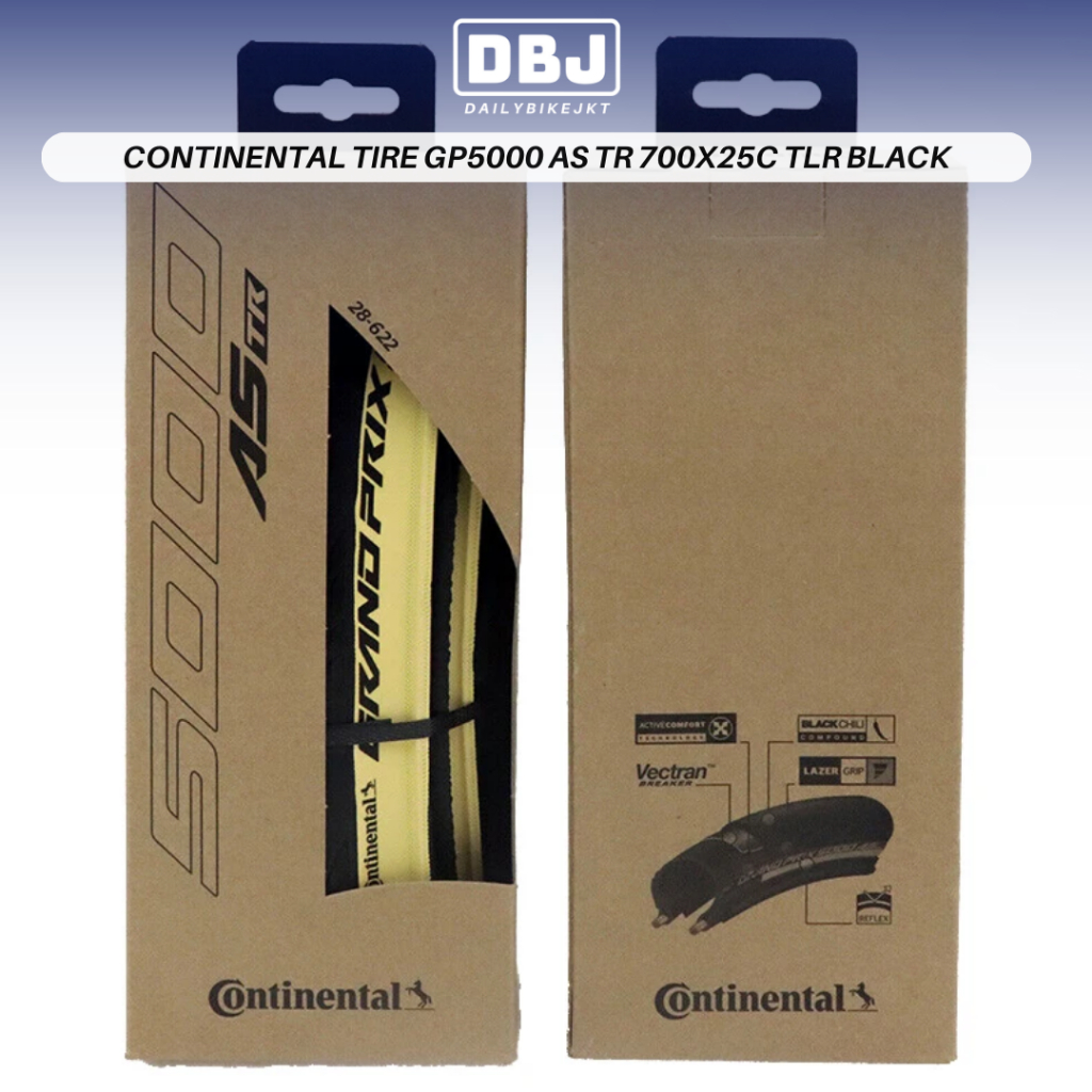 CONTINENTAL GP5000 AS TR 700X25C TLR - Ban Luar GP 5000 700X32C - Ban Sepeda Tubeless Ready