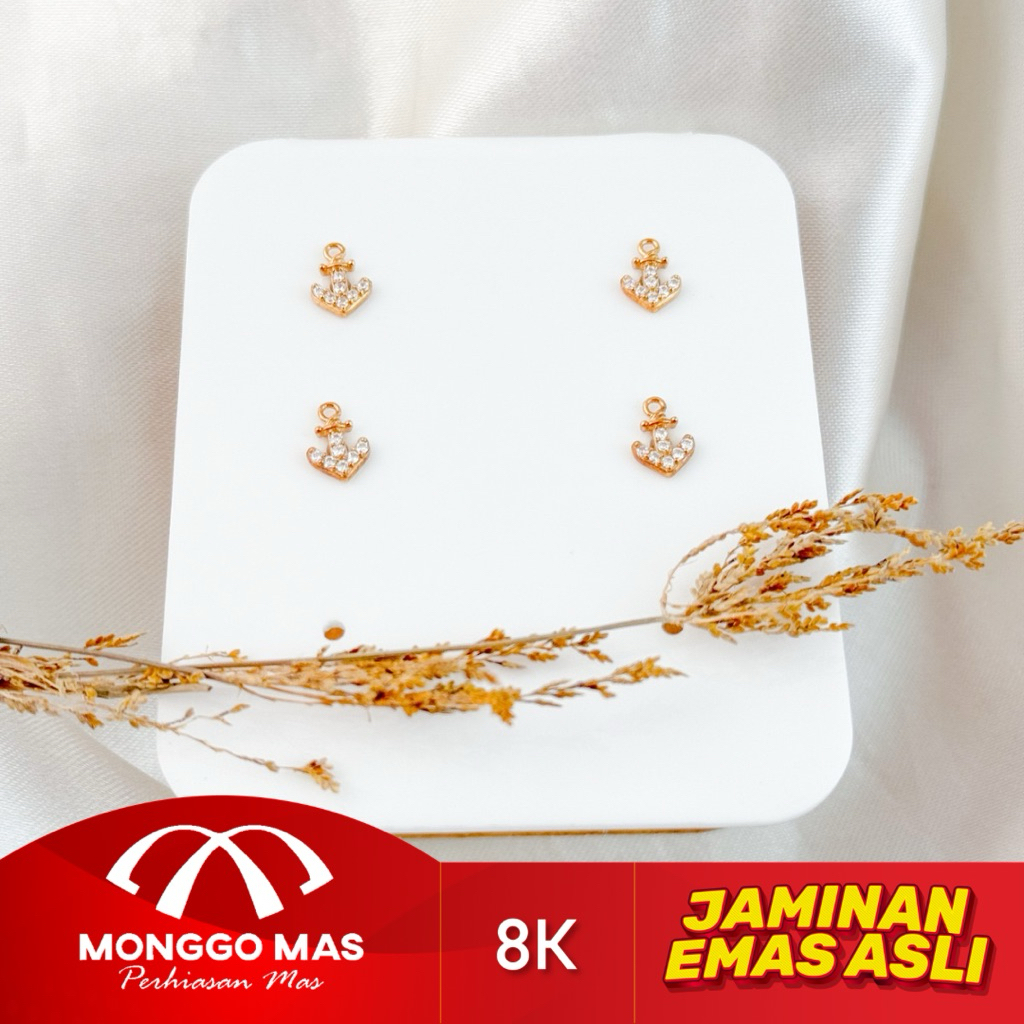 Tindik Jangkar Mas Stw Kadar 375 (8k)