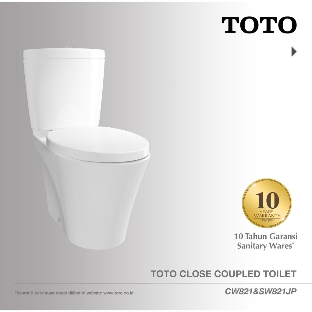 TOTO Closet CW821J/SW821J | Closet Duduk - Kloset - Kloset Duduk - Eco-Washer