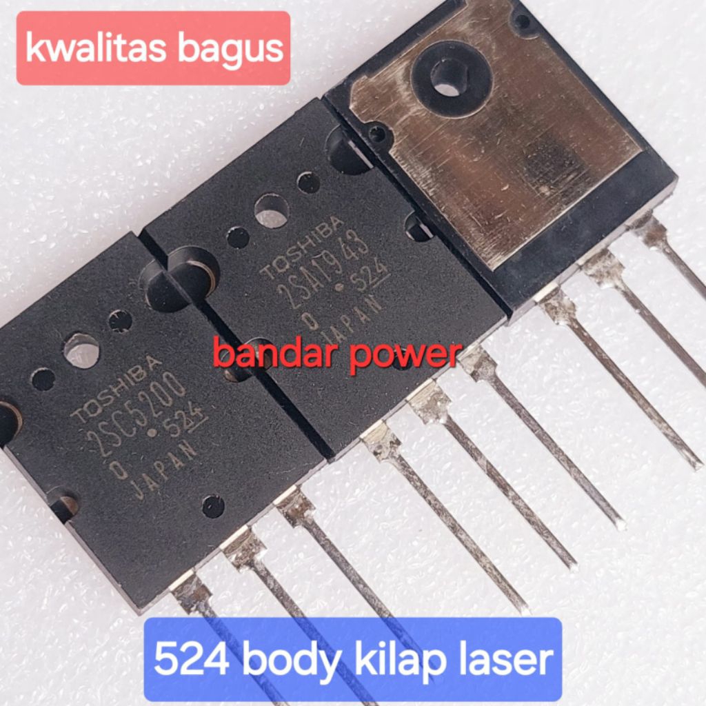 Transistor Toshiba 1943 / 5200 Lot 524