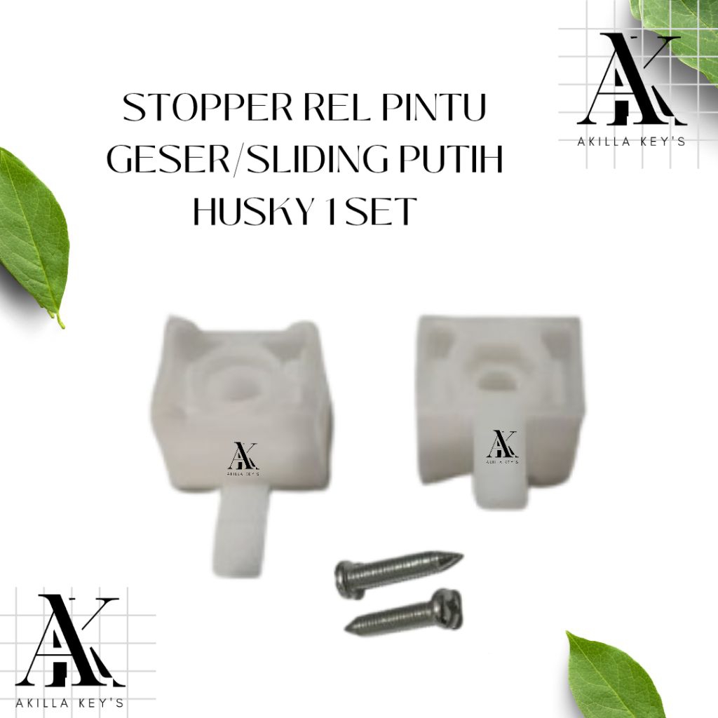 STOPPER PINTU GESER / SLIDING PUTIH HUSKY