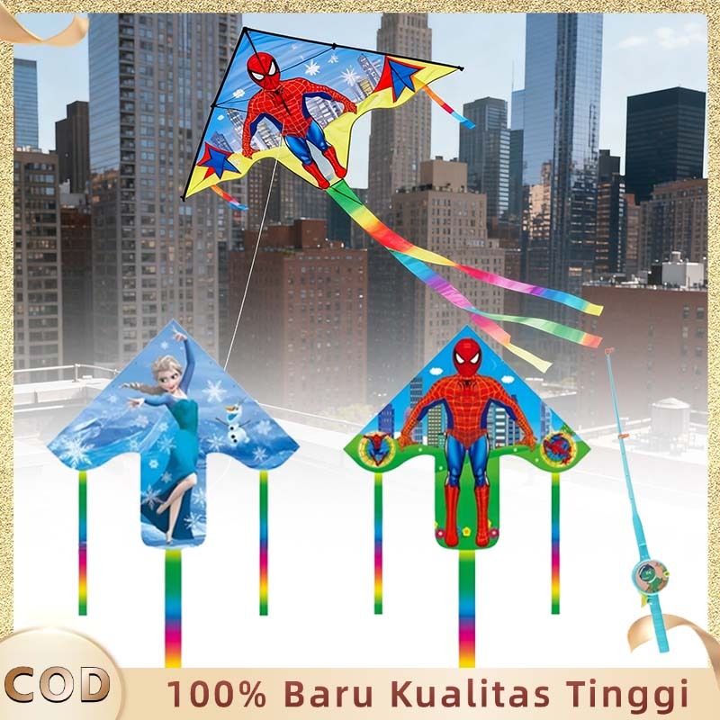 Layangan Karakter Anak Layangan Mainan Anak Layangan Mainan Outdoor Layangan Karakter