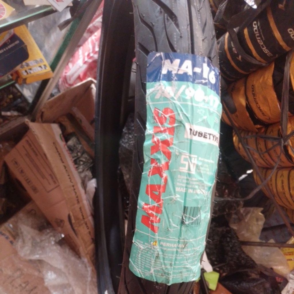 ban luar motor maxxis 70/90-17 ring velek 17 supra vega jupiter z smash