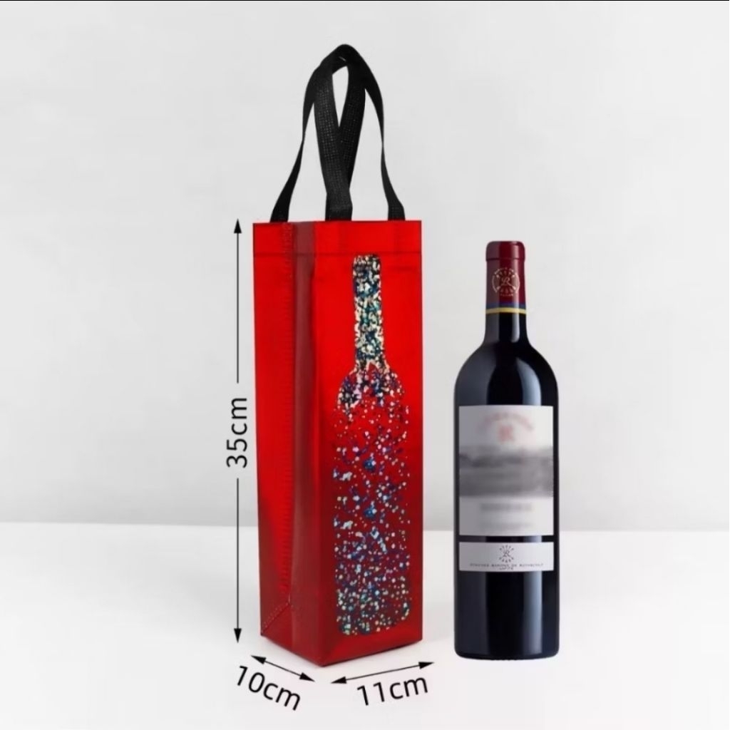 Tas Botol/Tas Mika/Goodiebag mug/tumbler/shoppingbag wine/sirup/sarung