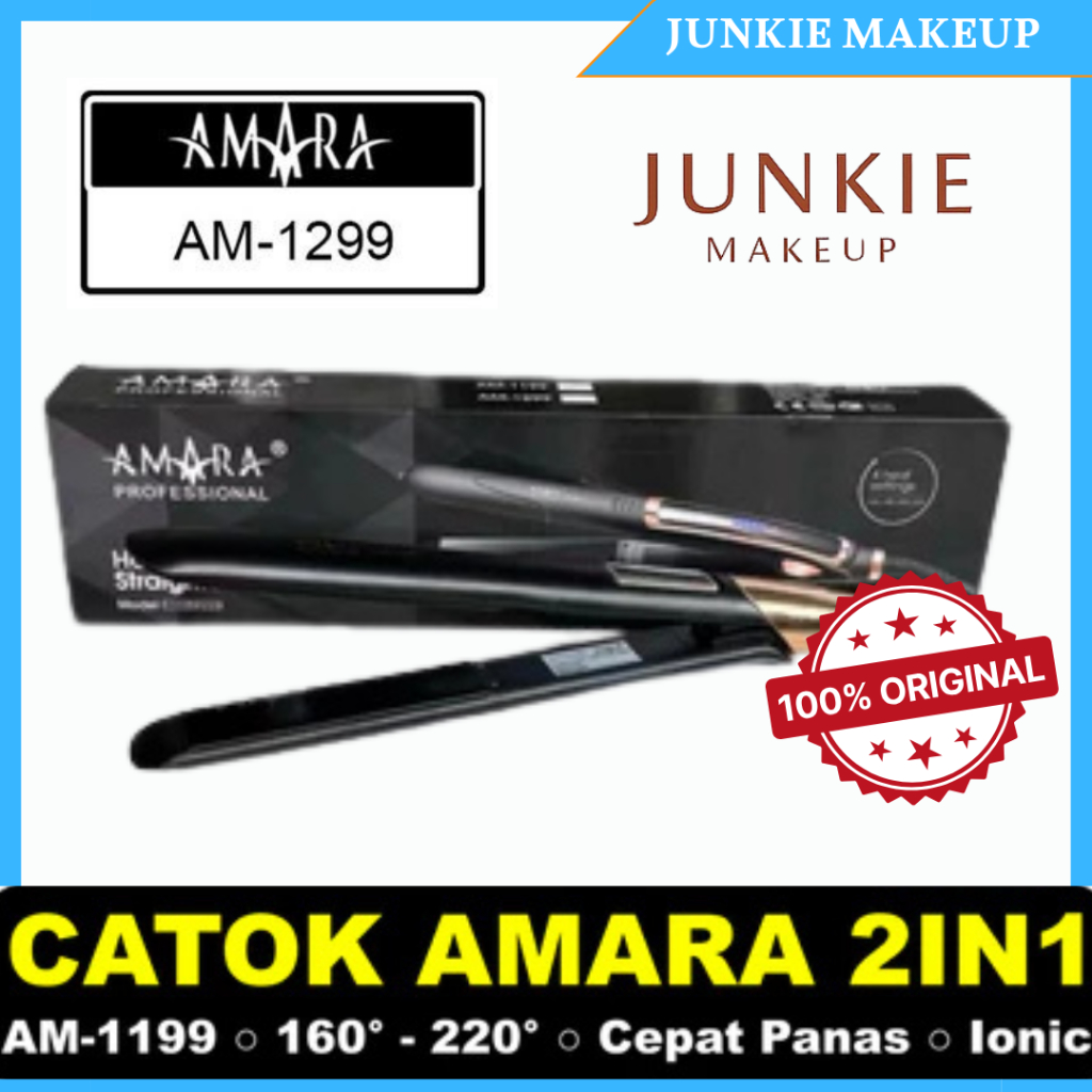 [COD] Catokan Pelurus Rambut AMARA / AM-1199 / Catokan Rambut Professional / Hair Straightener