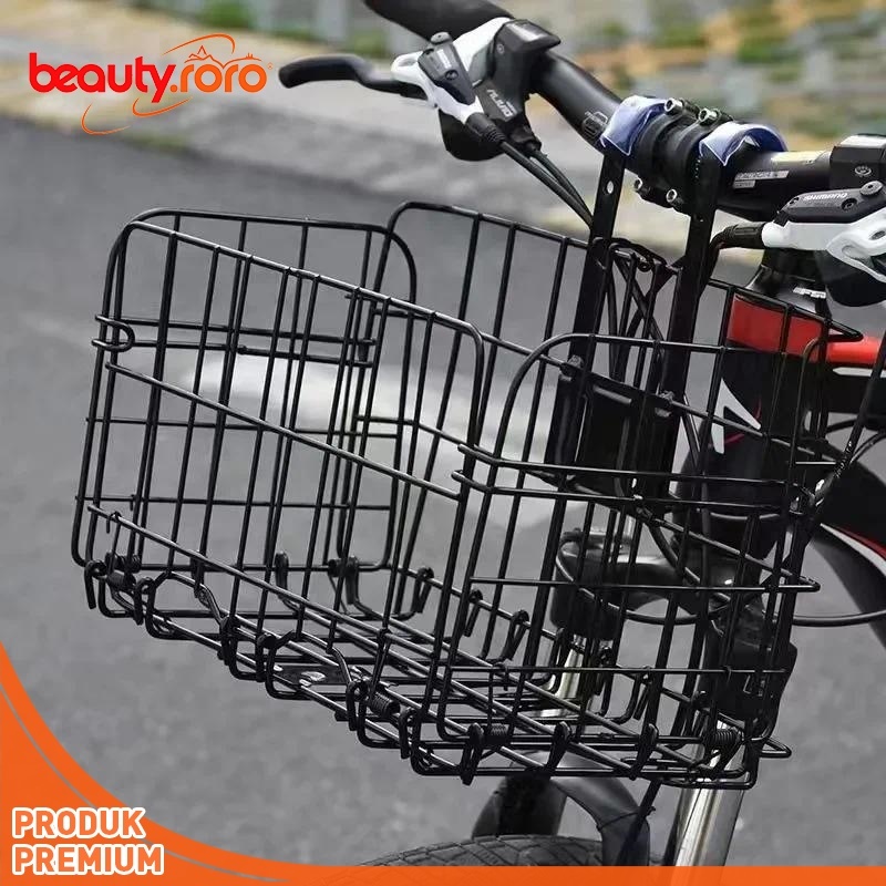 Keranjang Sepeda Lipat Foldable Basket Untuk Sepeda Dewasa MTB - Aksesoris Sepeda Praktis