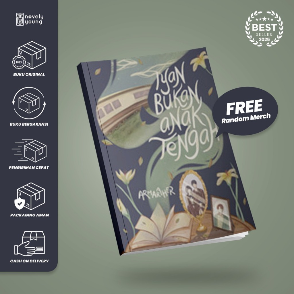 (HARD COVER) Novel Iyan Bukan Anak Tengah - Armaraher - Skuad x Akad - Repackage