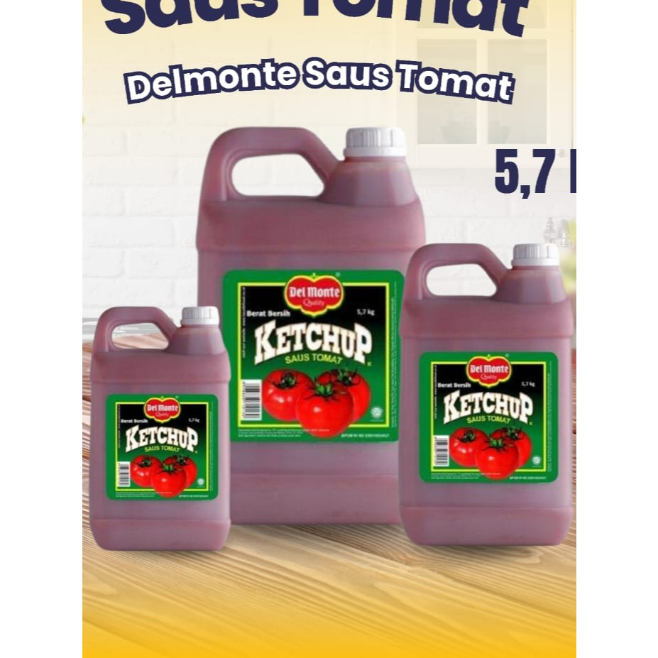 Delmonte Saus Tomat -  tomato sauce - saus tomat - saus sambal tomat - jerigen