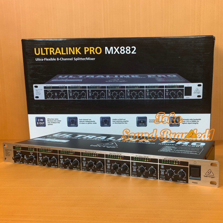 Behringer MX882 MX 882 MX-882 Mixer Audio Splitter